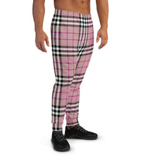 Load image into Gallery viewer, Tartan Pink Men's Joggers