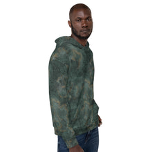 Load image into Gallery viewer, Glitter Grunge Bottle Green Unisex Hoodie