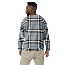 Load image into Gallery viewer, Tartan Gray Unisex Sweatshirt