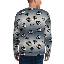 Load image into Gallery viewer, Got Wifi Gray Ombre Unisex Sweatshirt