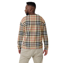 Load image into Gallery viewer, Tartan Beige Unisex Sweatshirt