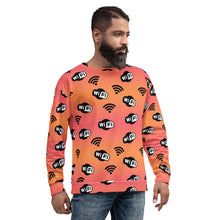 Load image into Gallery viewer, Got Wifi Orange Ombre Unisex Sweatshirt