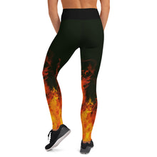 Load image into Gallery viewer, Fire Yoga Leggings