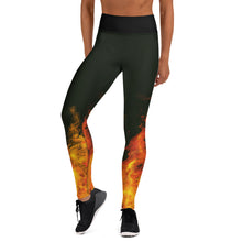 Load image into Gallery viewer, Fire Yoga Leggings