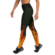 Load image into Gallery viewer, Fire Yoga Leggings