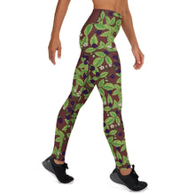 Load image into Gallery viewer, Blackberries Wine Yoga Leggings