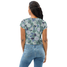 Load image into Gallery viewer, Allegra Mint Crop Tee