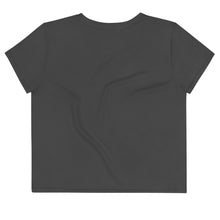 Load image into Gallery viewer, Blackberries Anthracite Crop Tee