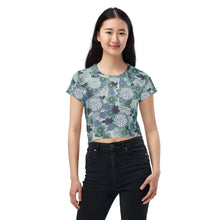 Load image into Gallery viewer, Allegra Mint Crop Tee