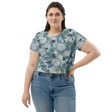 Load image into Gallery viewer, Allegra Mint Crop Tee