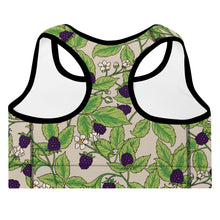 Ladda upp bild till gallerivisning, Blackberries Creme Padded Sports Bra