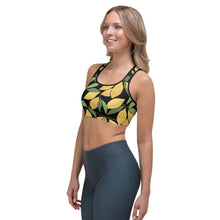 Load image into Gallery viewer, When life brings Lemons Sports Bra