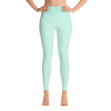 Ladda upp bild till gallerivisning, Mini Harlequin Mint Yoga Leggings