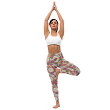 Load image into Gallery viewer, Allegra Pink Yoga Leggings