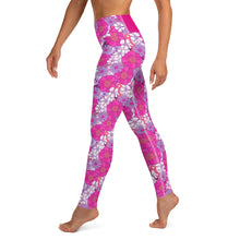 Load image into Gallery viewer, Flowah Power Pink Yoga Leggings
