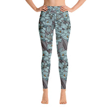 Load image into Gallery viewer, Calillies Grey/Mint Yoga Leggings