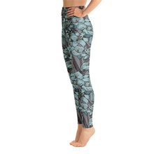 Load image into Gallery viewer, Calillies Grey/Mint Yoga Leggings
