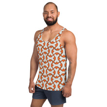 Ladda upp bild till gallerivisning, Bone Orange Mens Tank Top
