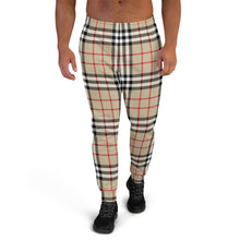 Load image into Gallery viewer, Tartan Beige Men&#39;s Joggers
