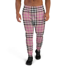 Load image into Gallery viewer, Tartan Pink Men&#39;s Joggers
