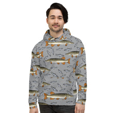 Ladda upp bild till gallerivisning, Gammel-Gösta Grey Unisex Hoodie
