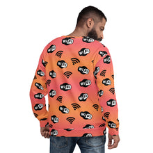 Load image into Gallery viewer, Got Wifi Orange Ombre Unisex Sweatshirt
