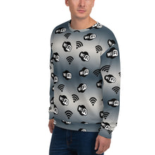 Load image into Gallery viewer, Got Wifi Gray Ombre Unisex Sweatshirt
