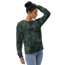 Load image into Gallery viewer, Glitter Grunge Bottle Green Unisex Sweatshirt
