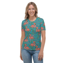 Ladda upp bild till gallerivisning, Flamingo Women&#39;s T-shirt
