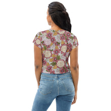 Load image into Gallery viewer, Allegra Pink Crop Tee
