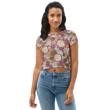 Load image into Gallery viewer, Allegra Pink Crop Tee
